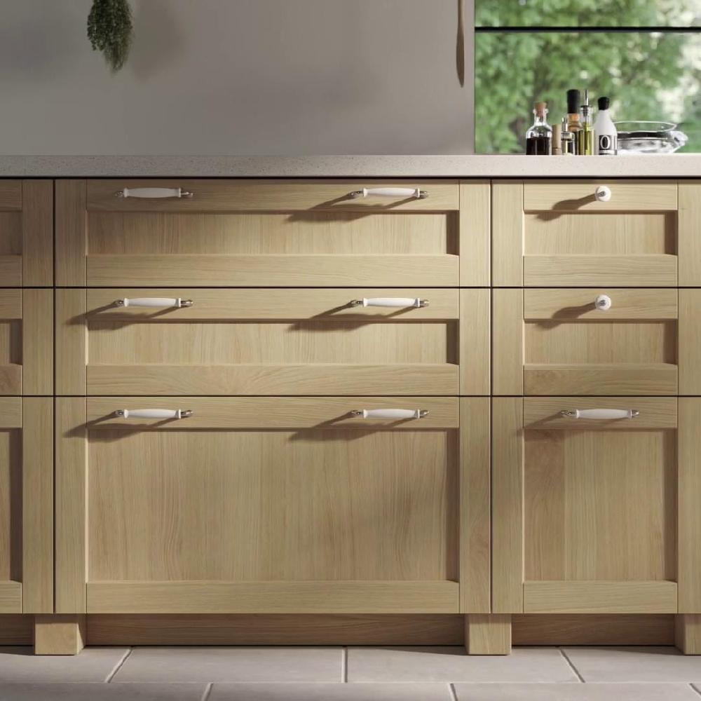 IKEA FORSBACKA Gamba Anteriore Rovere 8 Cm