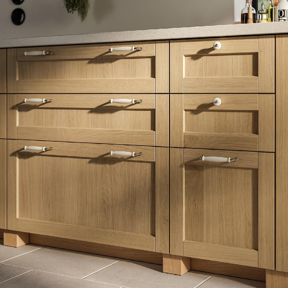 IKEA FORSBACKA Gamba Anteriore Rovere 8 Cm