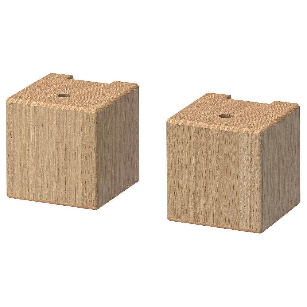 IKEA FORSBACKA Gamba anteriore rovere 8 cm