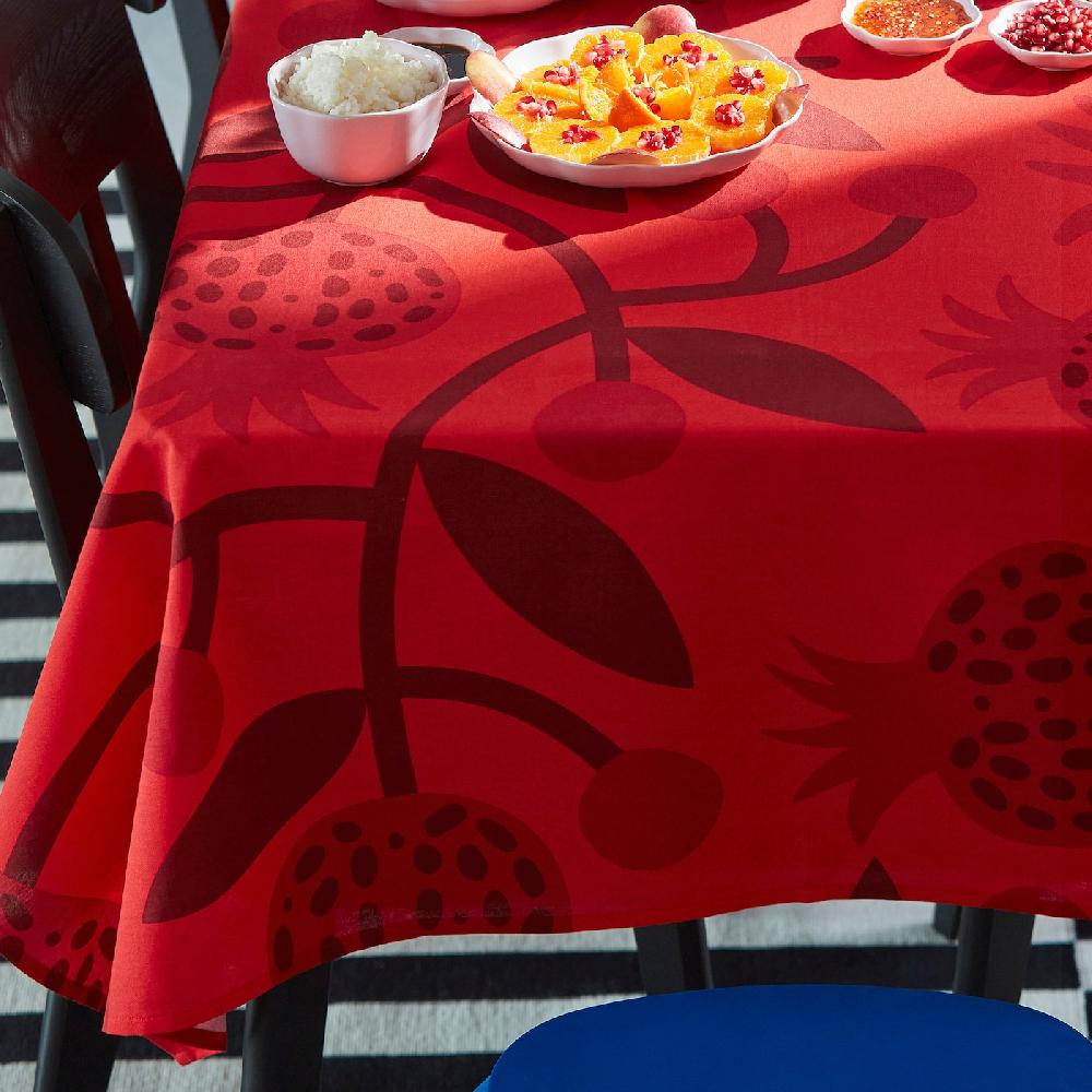 IKEA FÖSSTA Tovaglia Rosso 140x200 Cm