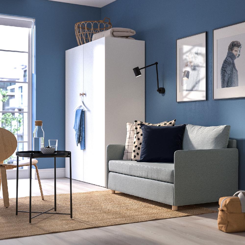 IKEA FRIDHULT Divano Letto Knisa Grigio Chiaro