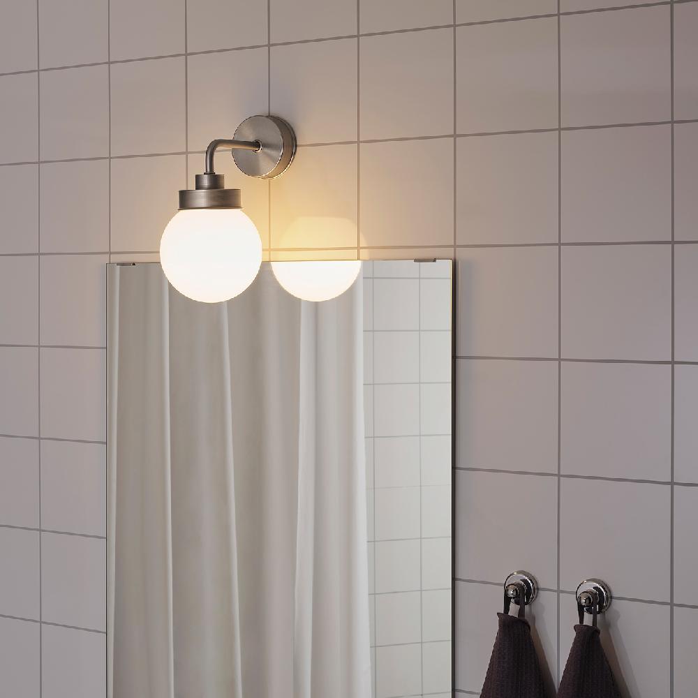 IKEA FRIHULT Lampada Da Parete Color Acciaio Inox