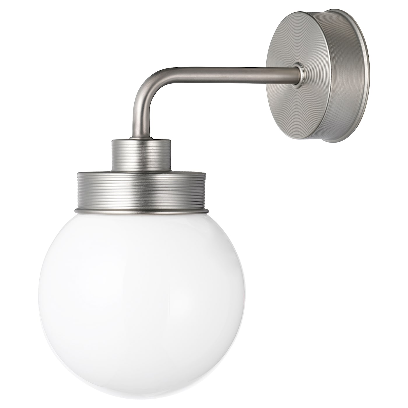 IKEA FRIHULT Lampada da parete color acciaio inox