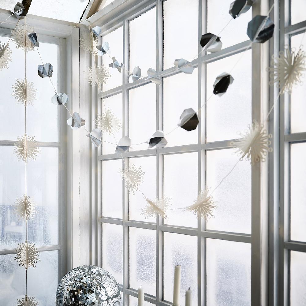 IKEA FRÖJDA Ghirlanda Effetto Cromato 3.0 M