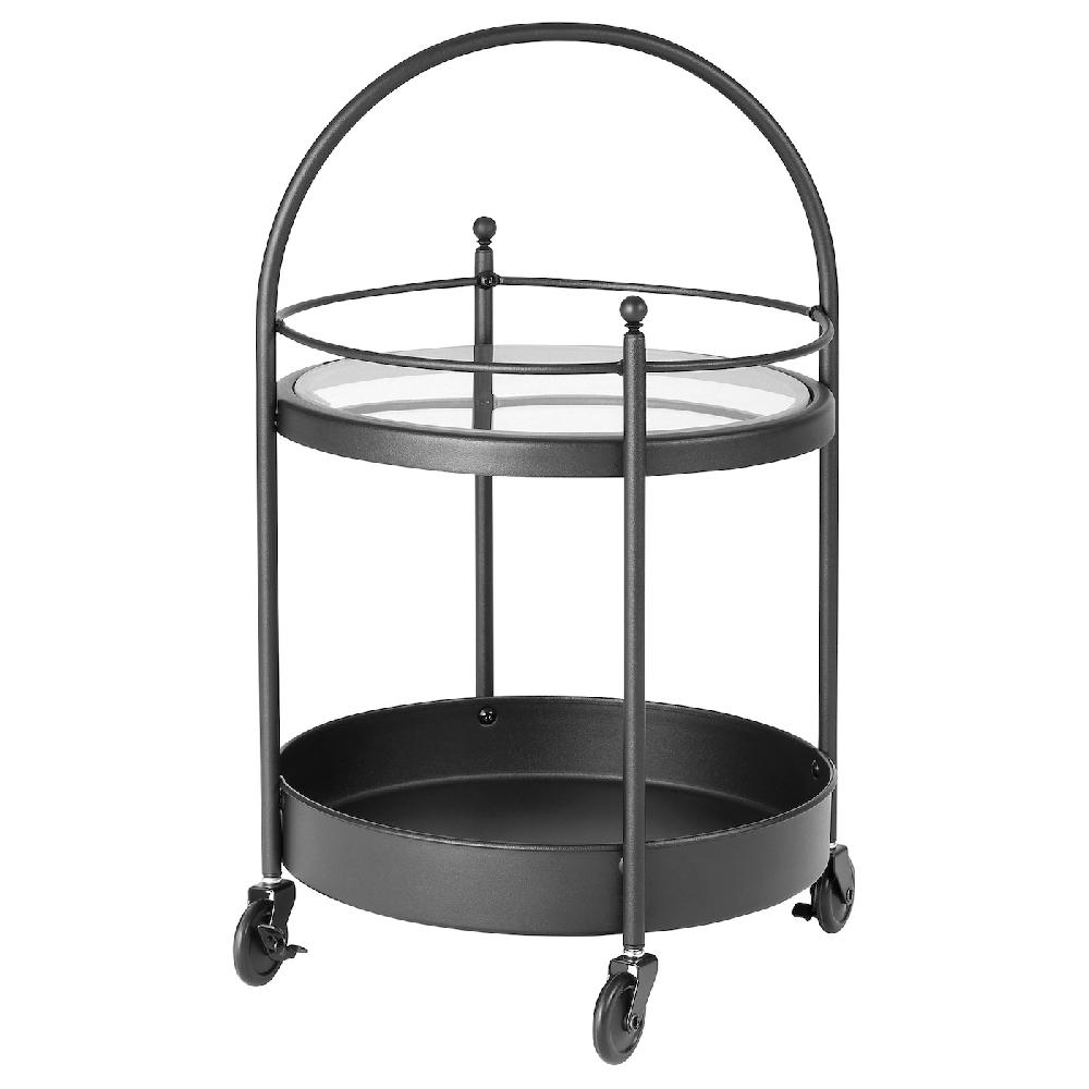 IKEA FRÖSJÖN Carrello nero 55x35 cm