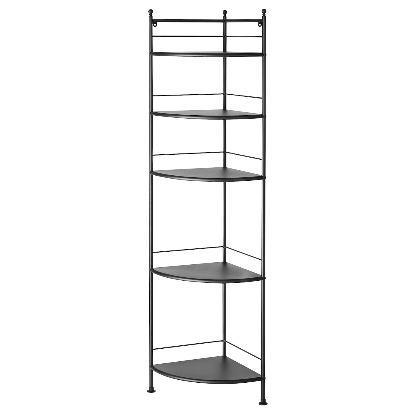 IKEA FRÖSJÖN Scaffale angolare nero 35x156 cm