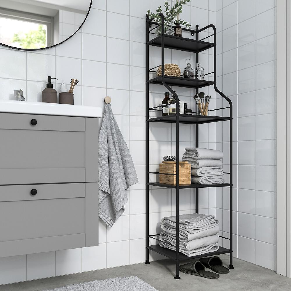 IKEA FRÖSJÖN Scaffale Nero 40x156 Cm