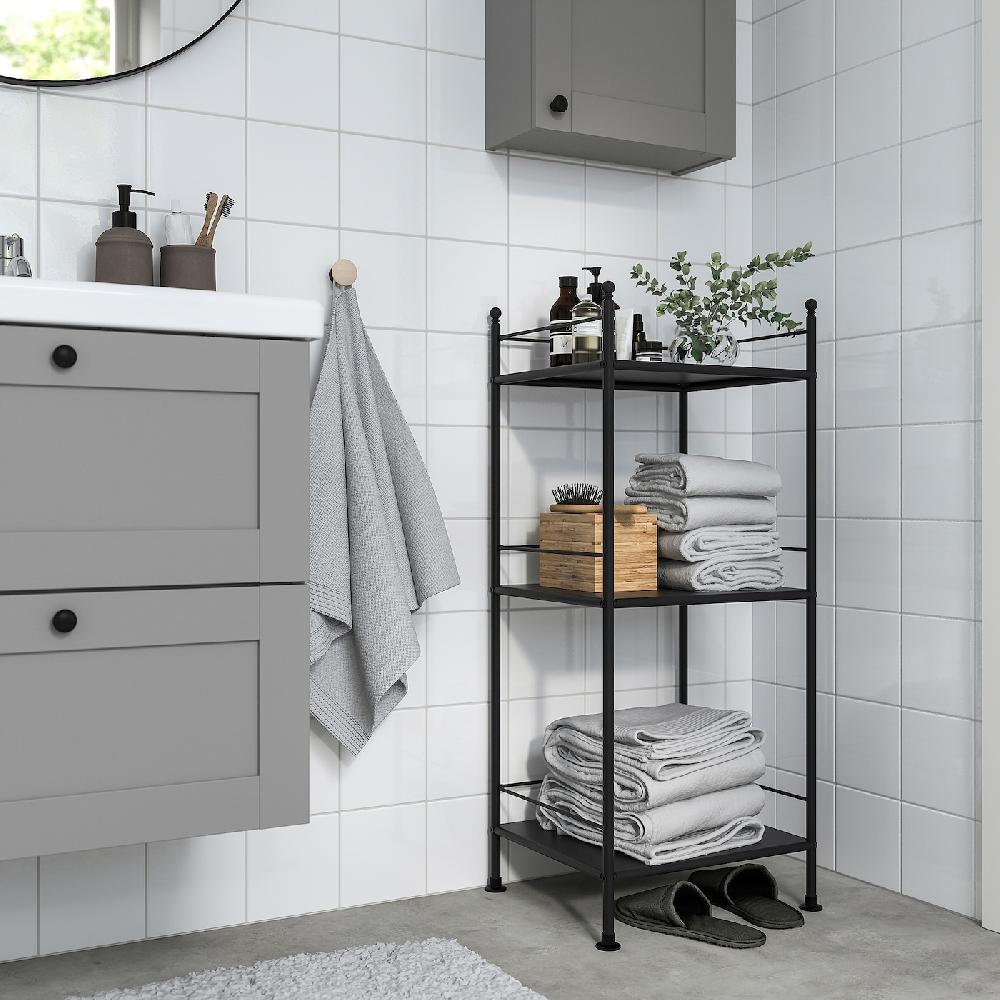 IKEA FRÖSJÖN Scaffale Nero 40x96 Cm