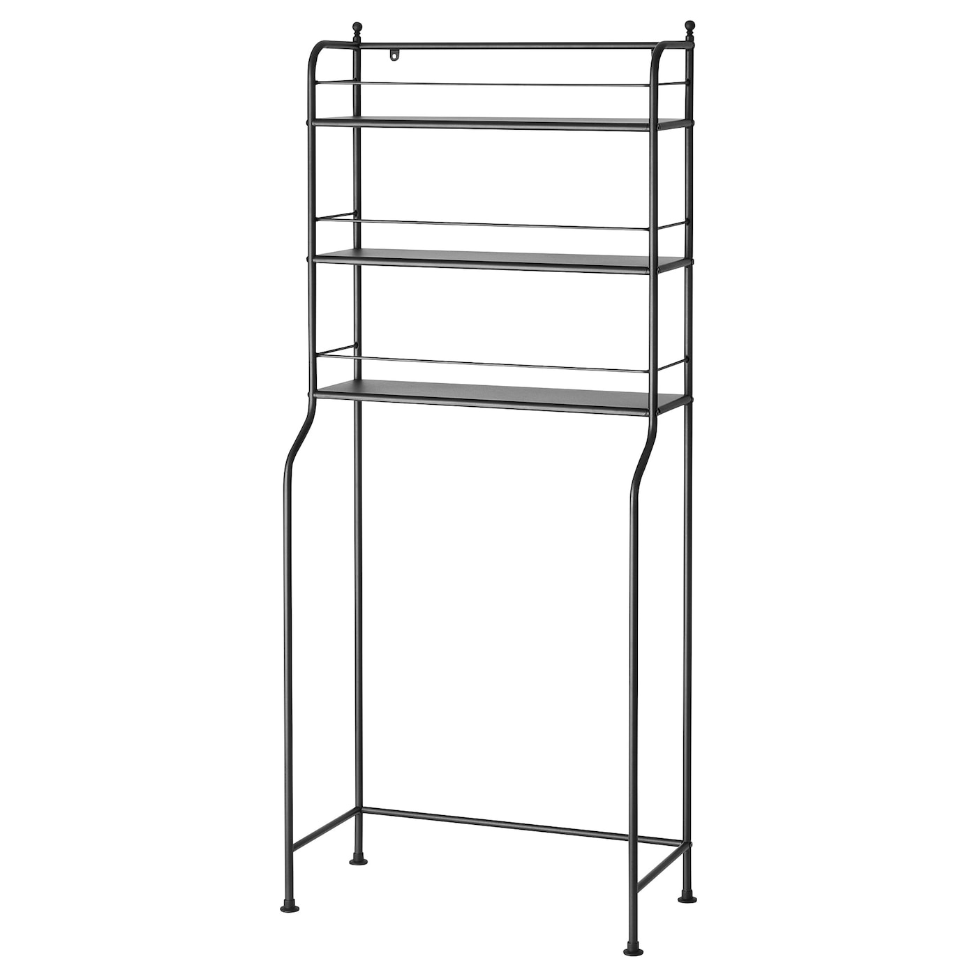 IKEA FRÖSJÖN Scaffale per toilette nero 65x156 cm