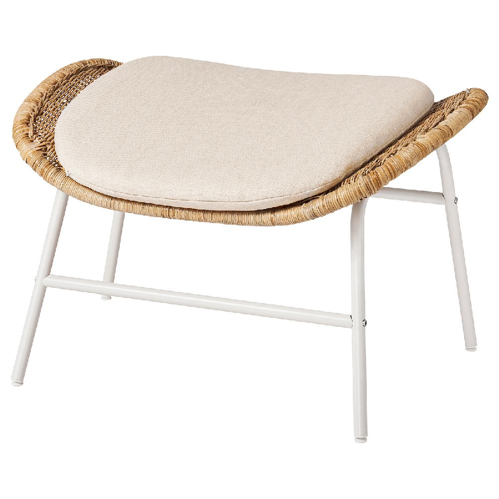IKEA FRYKSÅS Poggiapiedi rattan Risane/naturale