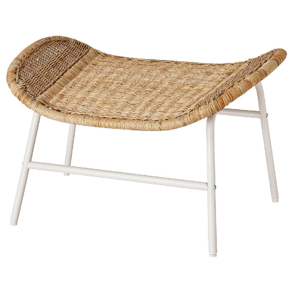 IKEA FRYKSÅS Poggiapiedi rattan