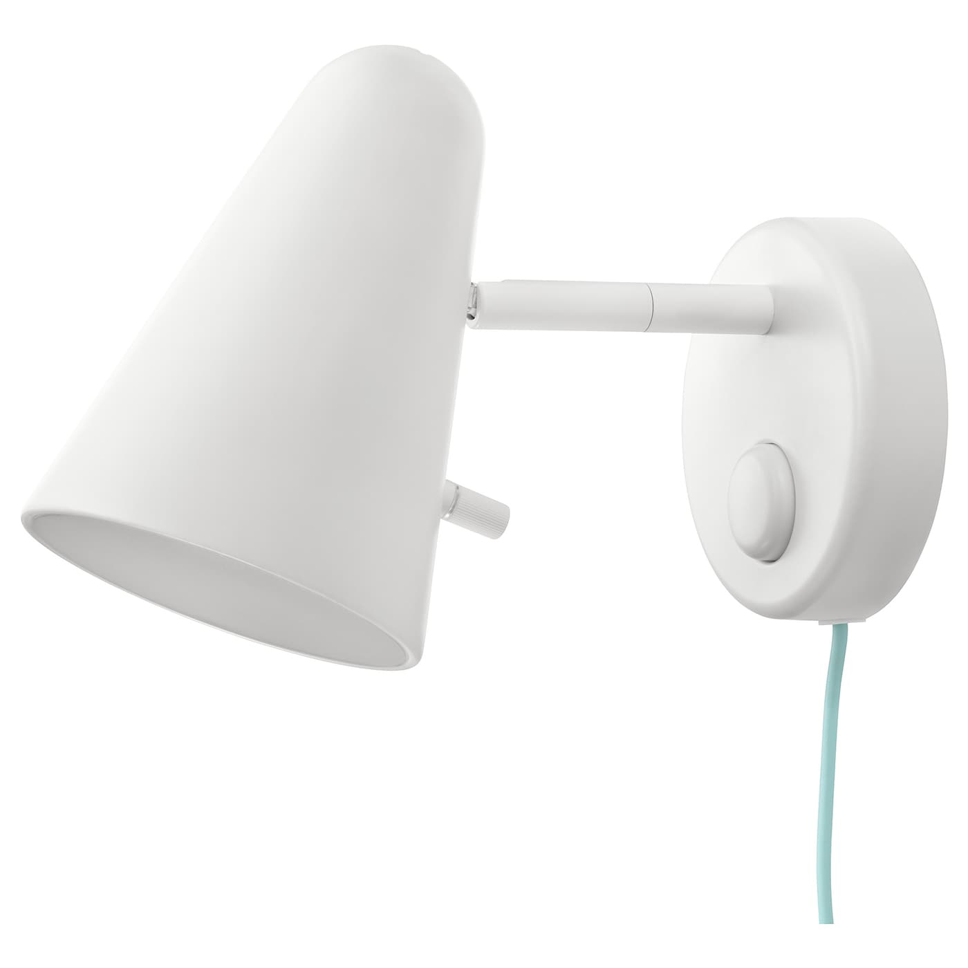 IKEA FUBBLA Lampada da parete a LED bianco