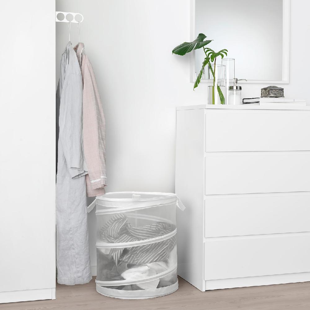 IKEA FYLLEN Cesta Per Bucato Bianco 79 L