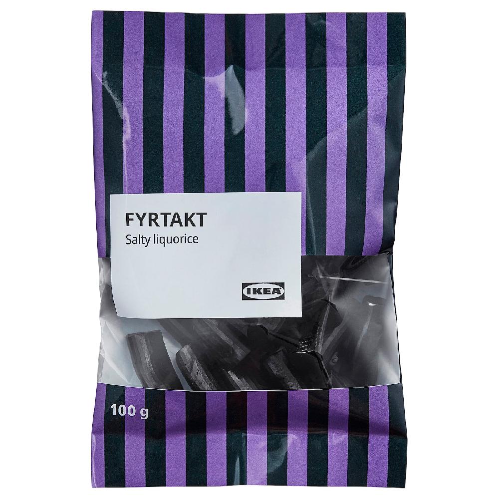 IKEA FYRTAKT Liquirizia salata 100 g