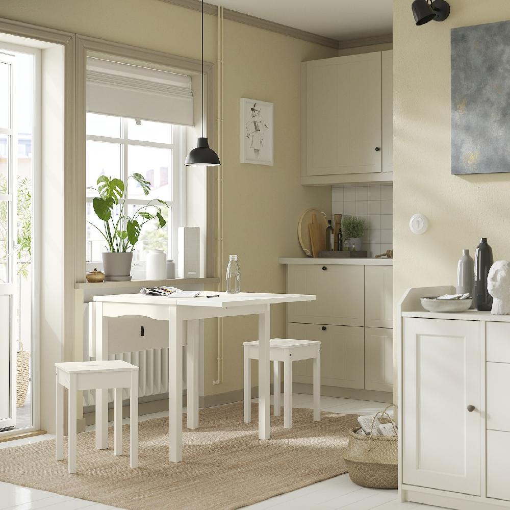 IKEA HAUGA Sgabello Bianco