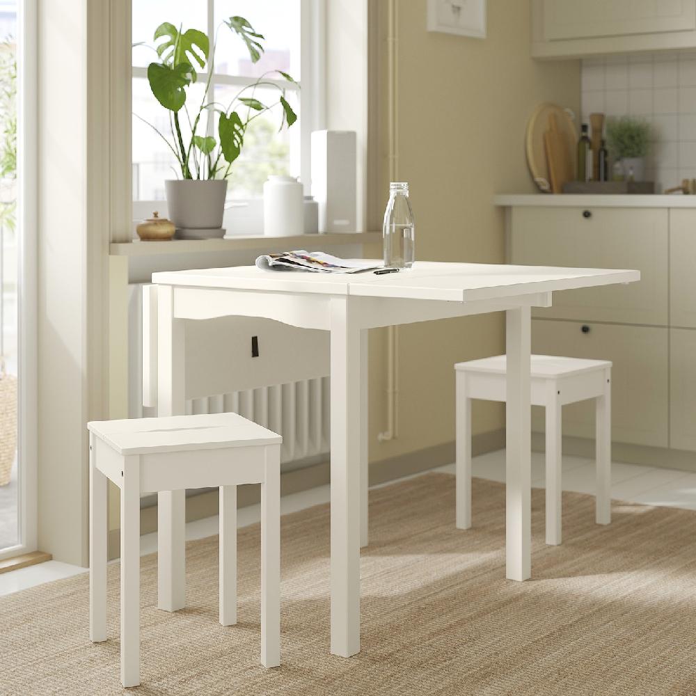 IKEA HAUGA Sgabello Bianco