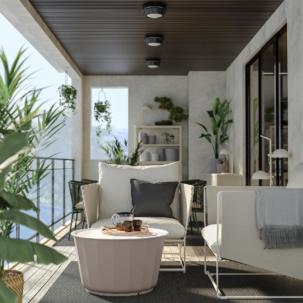 IKEA HAVSTEN Poltrona Da Giardino Beige/beige