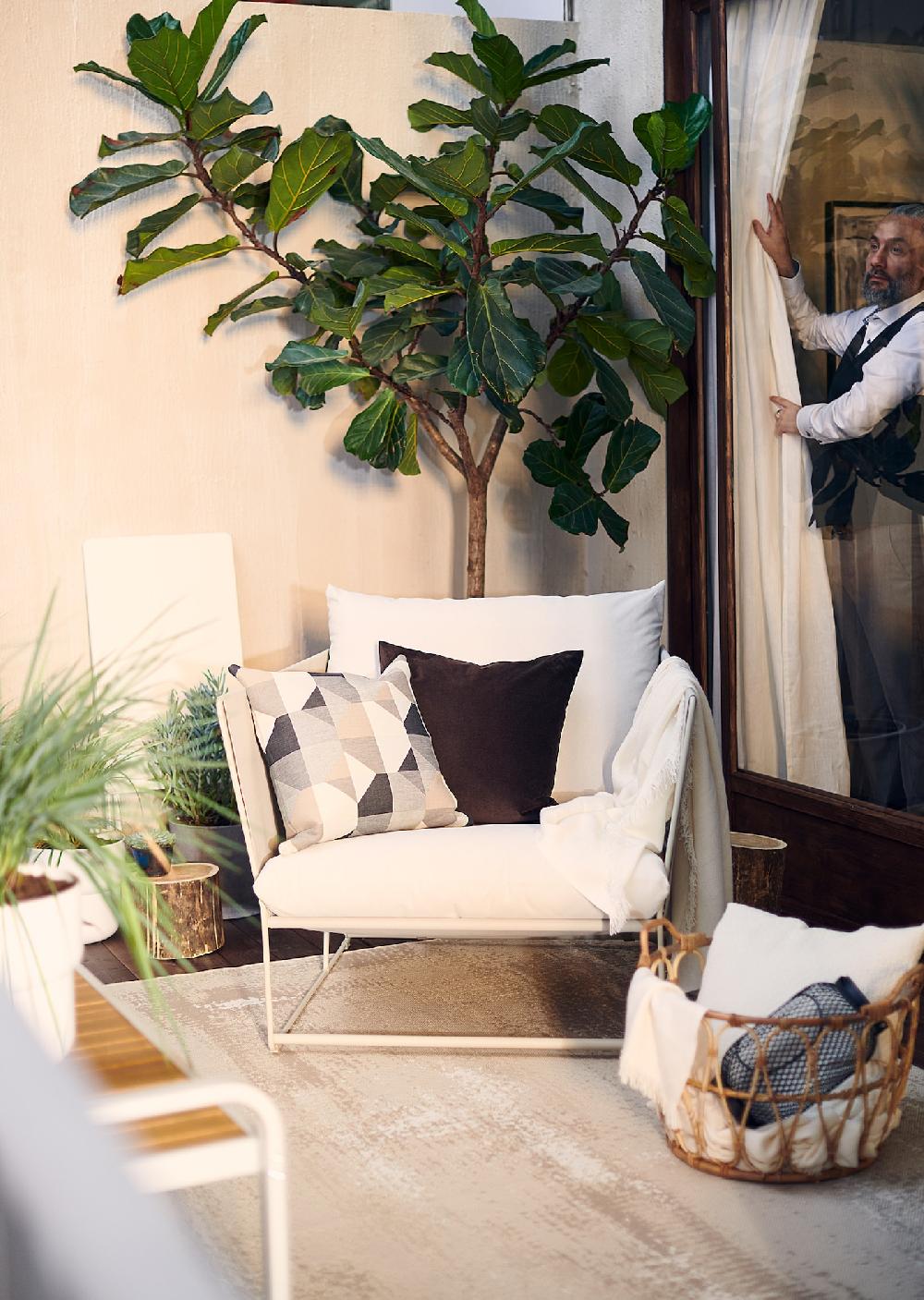 IKEA HAVSTEN Poltrona Da Giardino Beige/beige