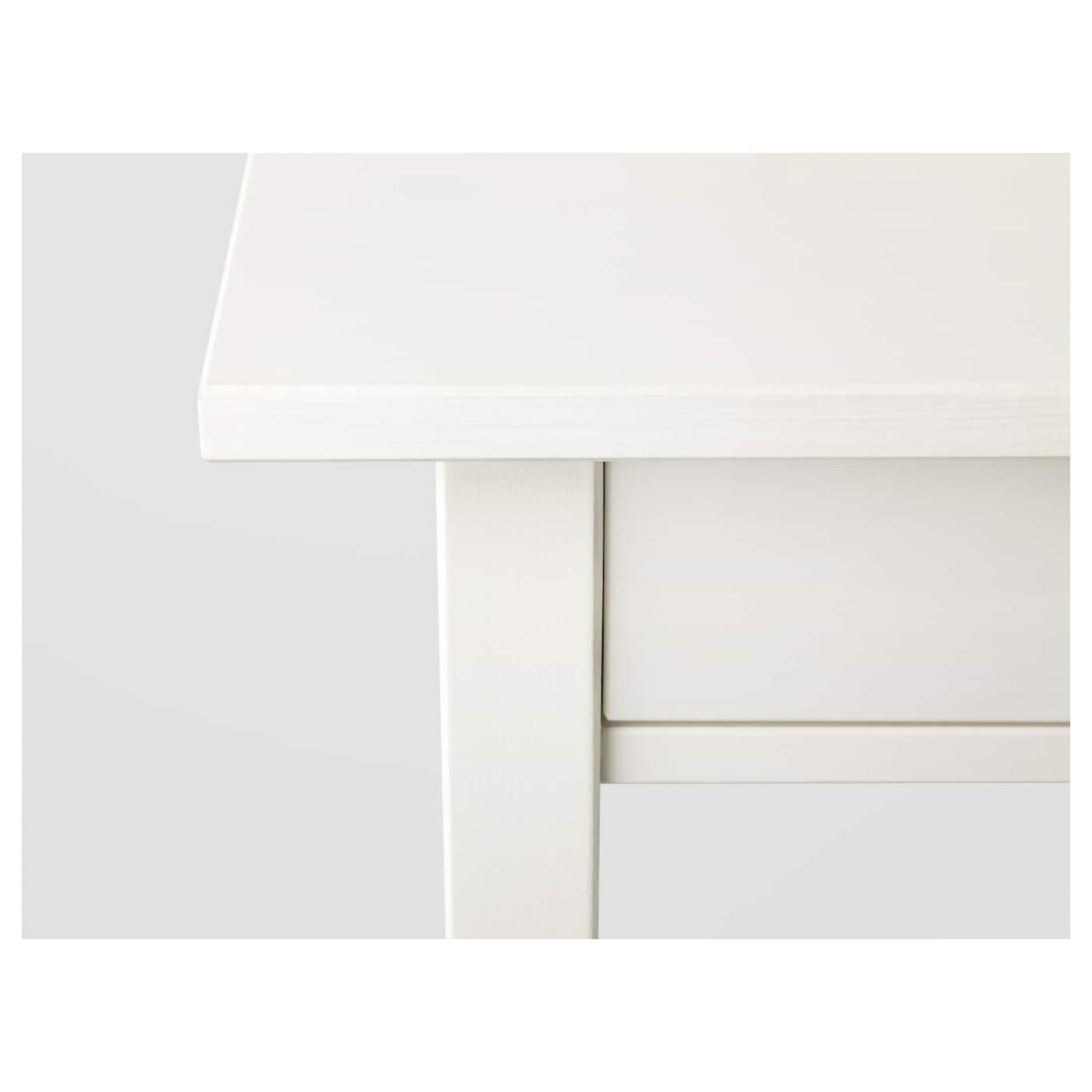IKEA HEMNES Comodino Mordente Bianco 46x35 Cm
