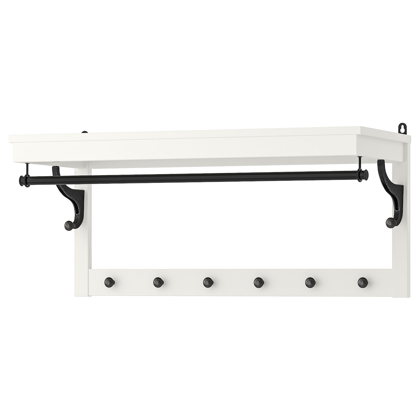 IKEA HEMNES Rastrelliera per cappelli bianco 85 cm