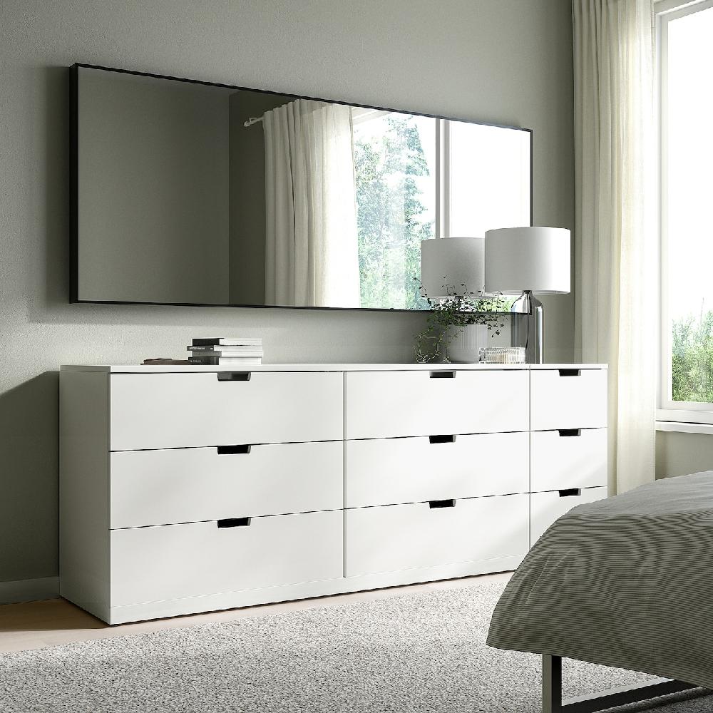 IKEA HOVET Specchio Nero 78x196 Cm