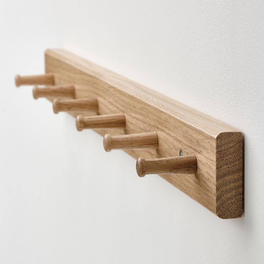 IKEA HÖVOLM Attaccapanni A 6 Pomelli Rovere