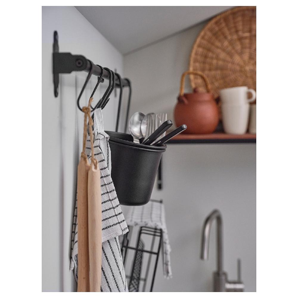IKEA HULTARP Gancio Nero 7 Cm