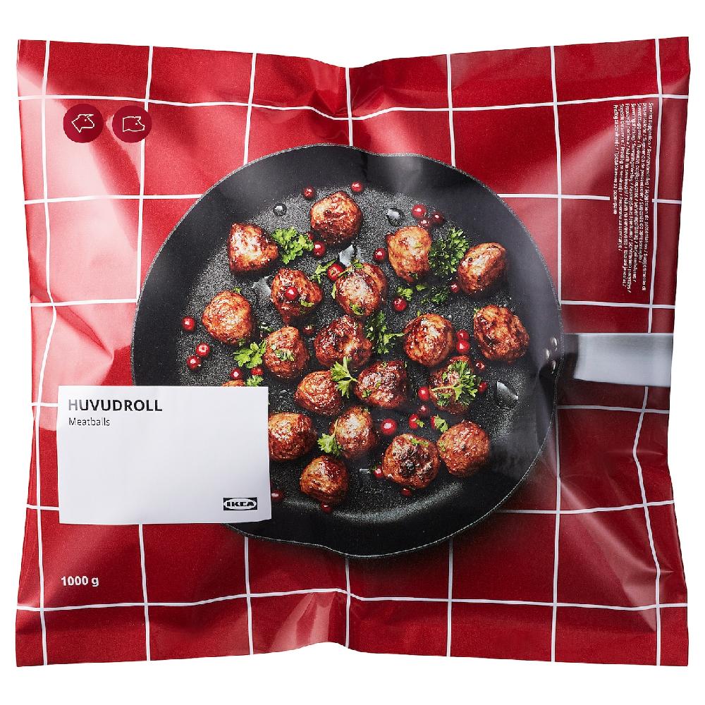 IKEA HUVUDROLL Polpette di carne surgelato 1000 g