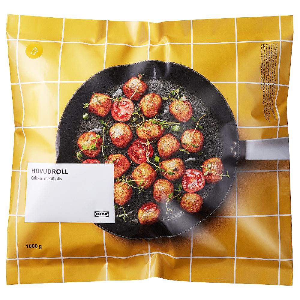 IKEA HUVUDROLL Polpette di pollo surgelato 1000 g