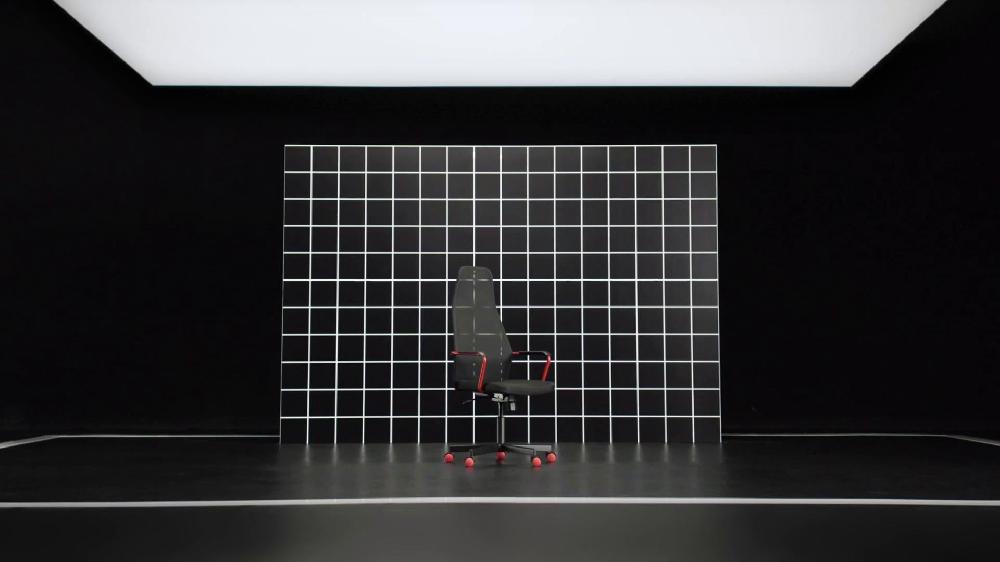 IKEA HUVUDSPELARE Sedia Da Gaming Nero