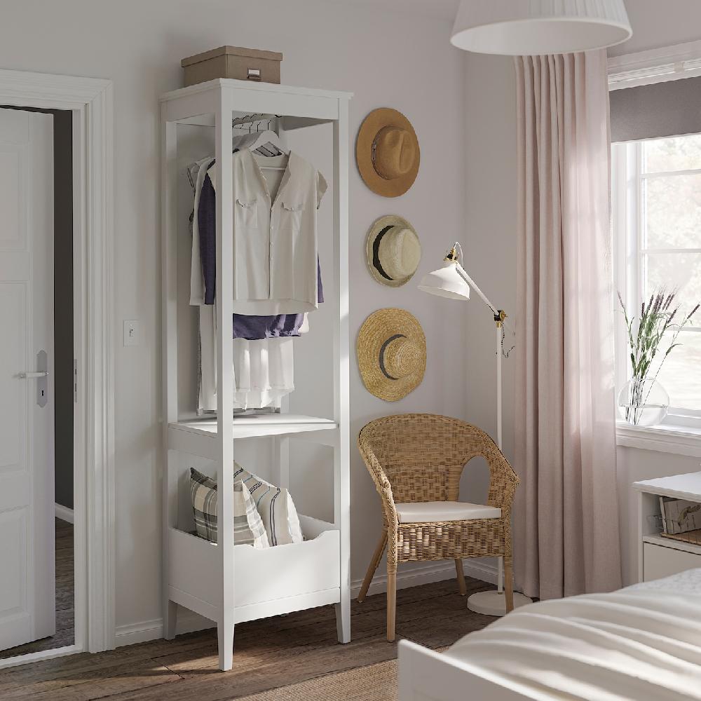 IKEA IDANÄS Guardaroba A Giorno Bianco 59x211 Cm
