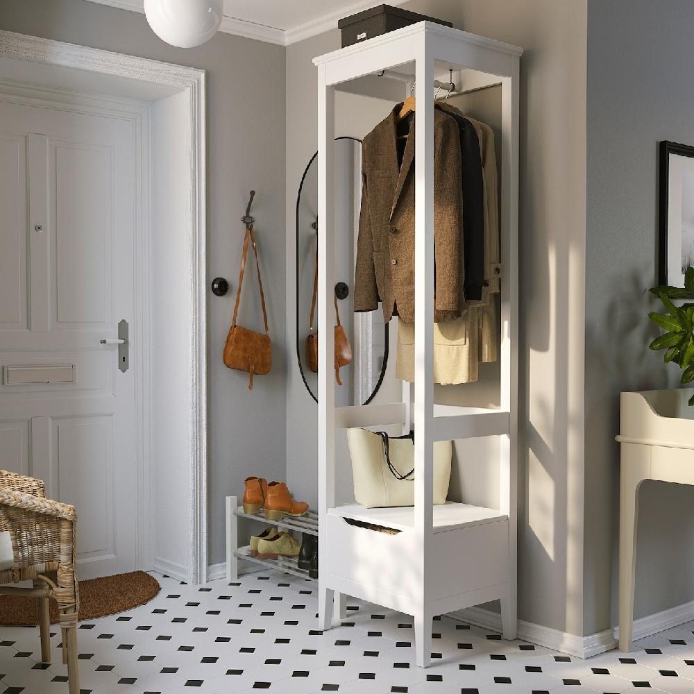 IKEA IDANÄS Guardaroba A Giorno Bianco 59x211 Cm