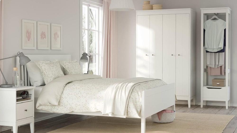 IKEA IDANÄS Struttura Letto Bianco 160x200 Cm