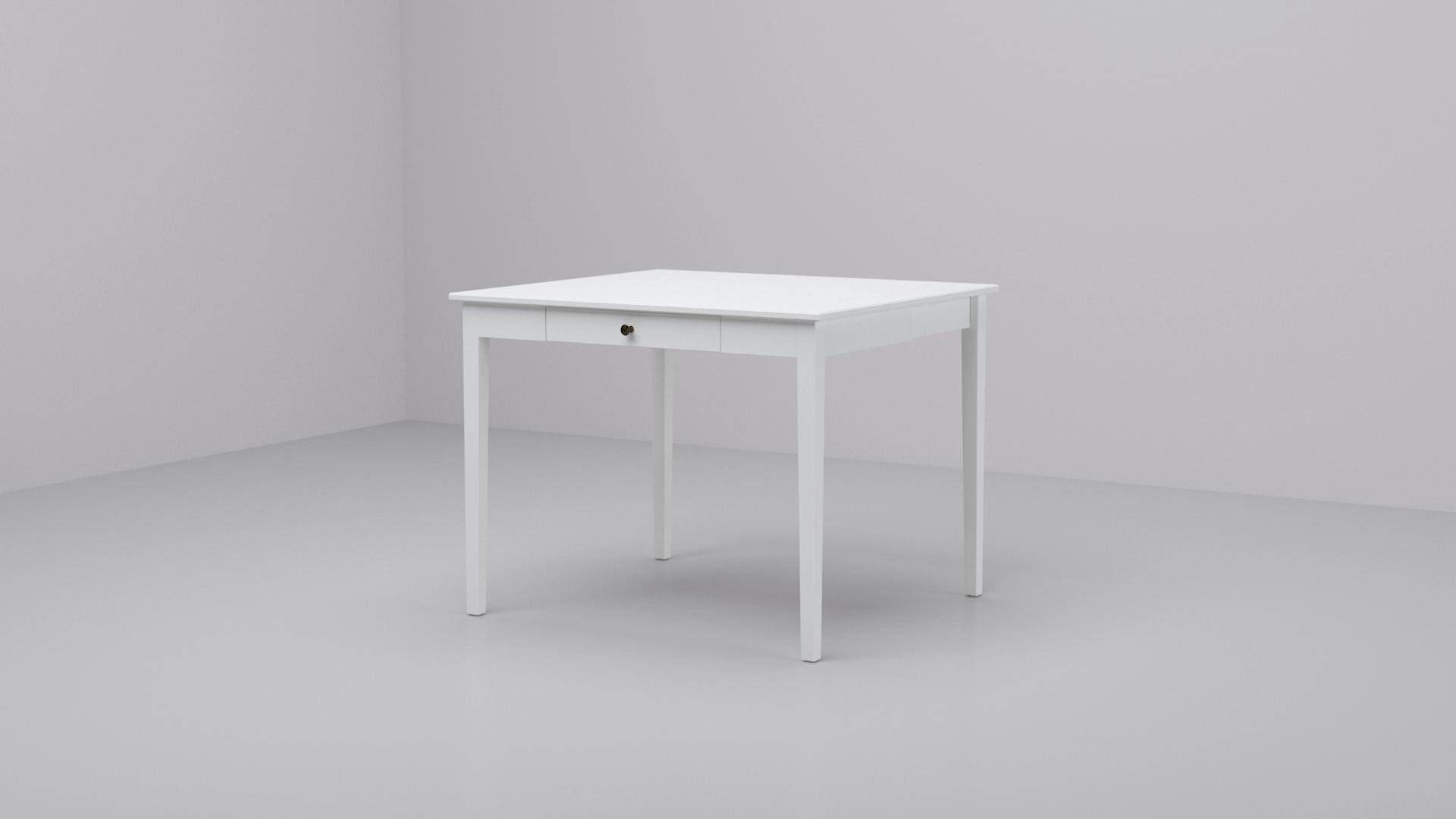 IKEA IDANÄS Tavolo Con Ribalta Bianco 51/86x96 Cm
