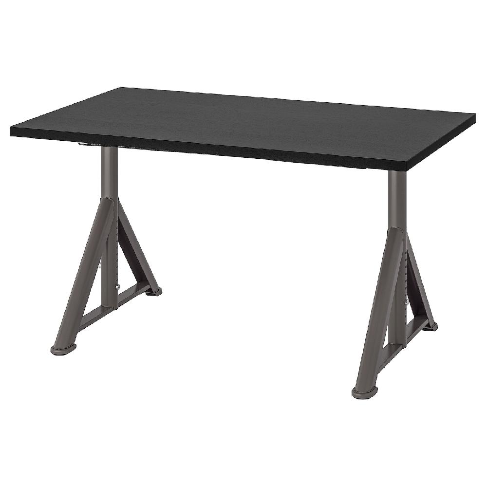 IKEA IDÅSEN Scrivania nero/grigio scuro 120x70 cm