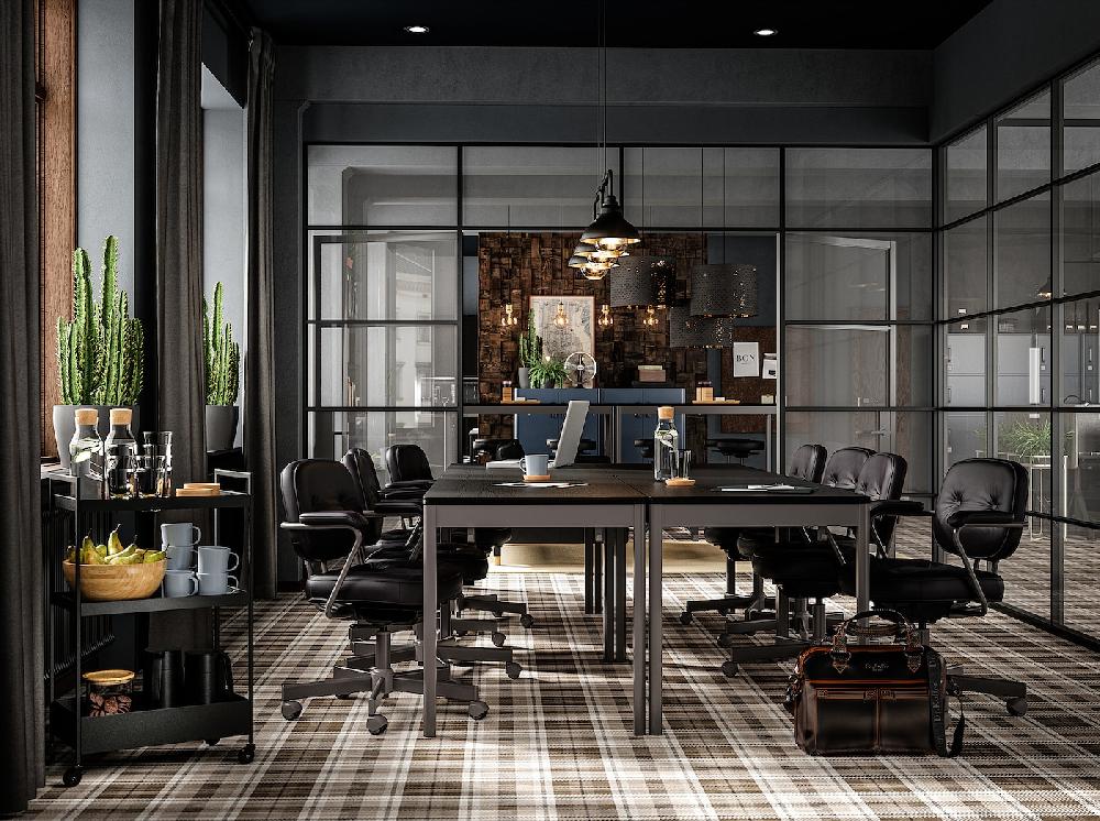 IKEA IDÅSEN Tavolo Nero/grigio Scuro 140x70x75 Cm