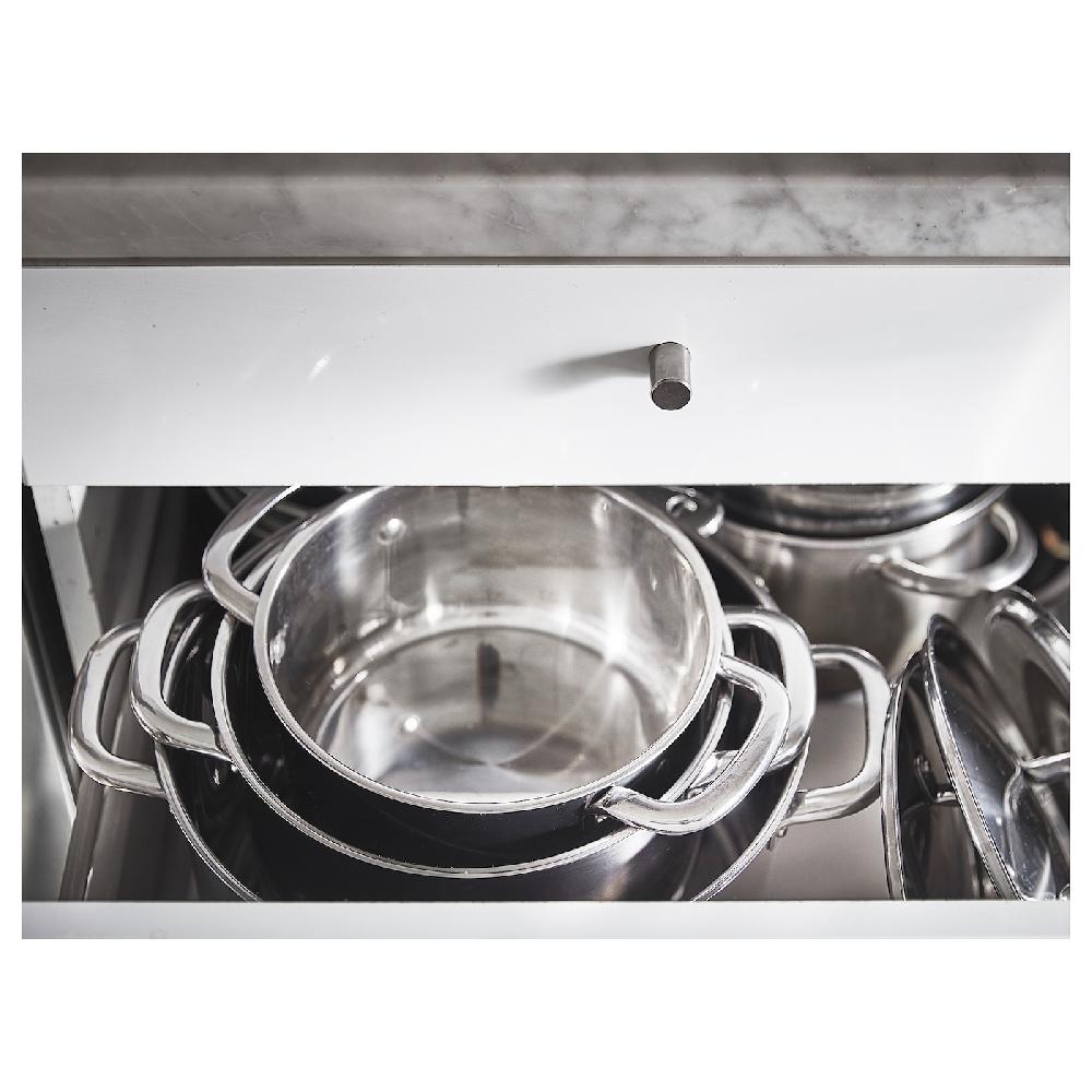 IKEA IKEA 365+ Set Di Pentole 6 Pz Inox