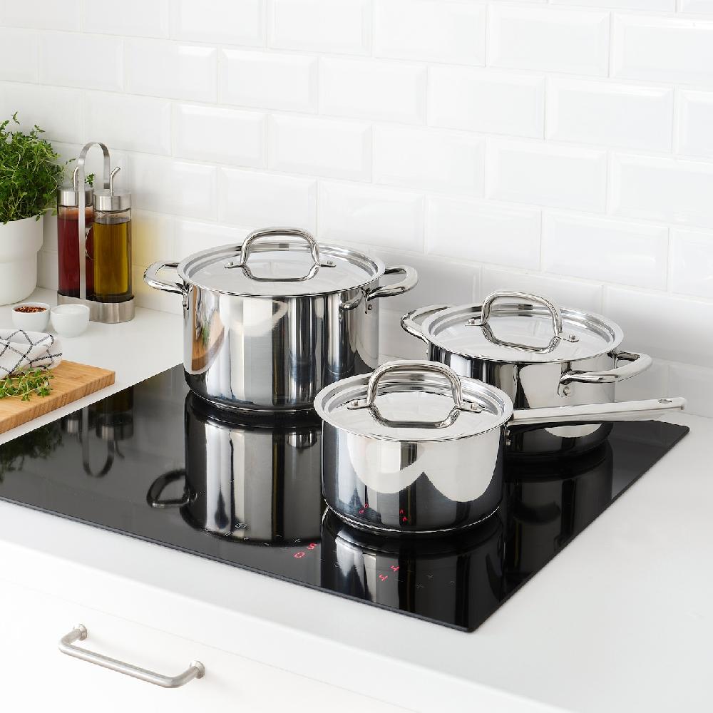 IKEA IKEA 365+ Set Di Pentole 6 Pz Inox