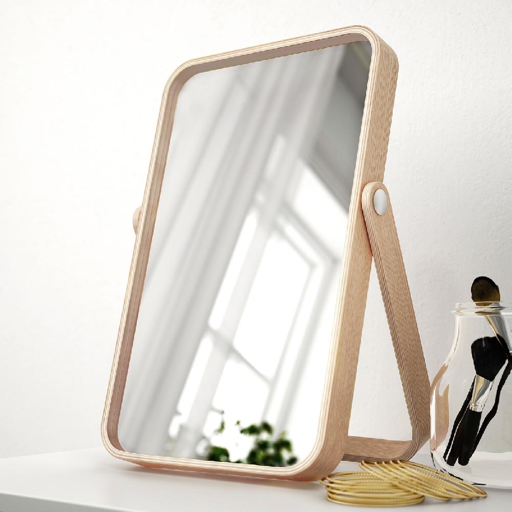 IKEA IKORNNES Specchio Da Tavolo Frassino 27x40 Cm