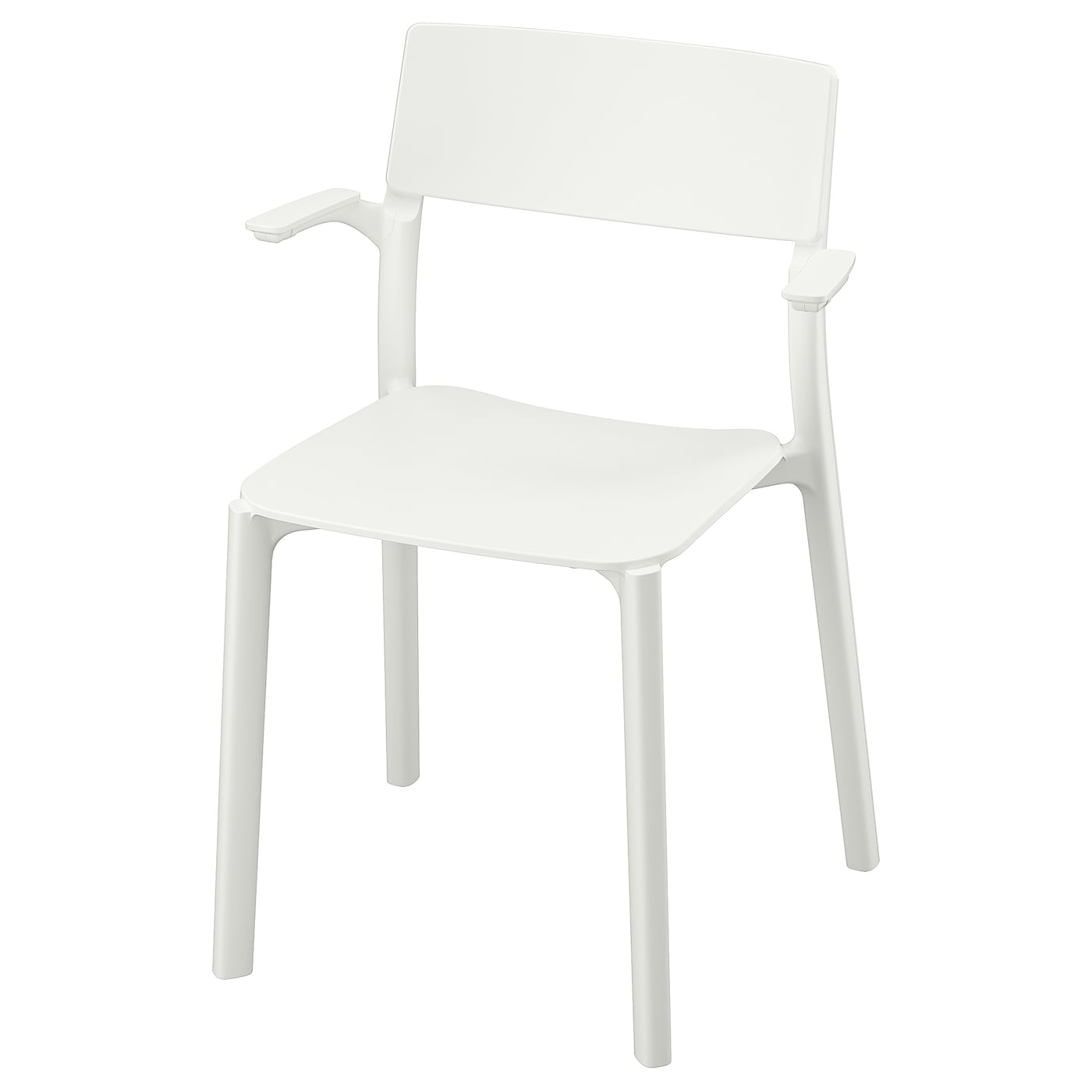 IKEA JANINGE Sedia con braccioli bianco