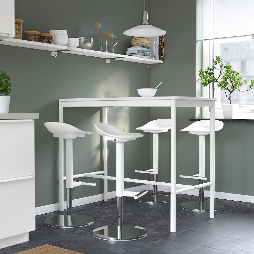 IKEA JANINGE Sgabello Bar Bianco 76 Cm