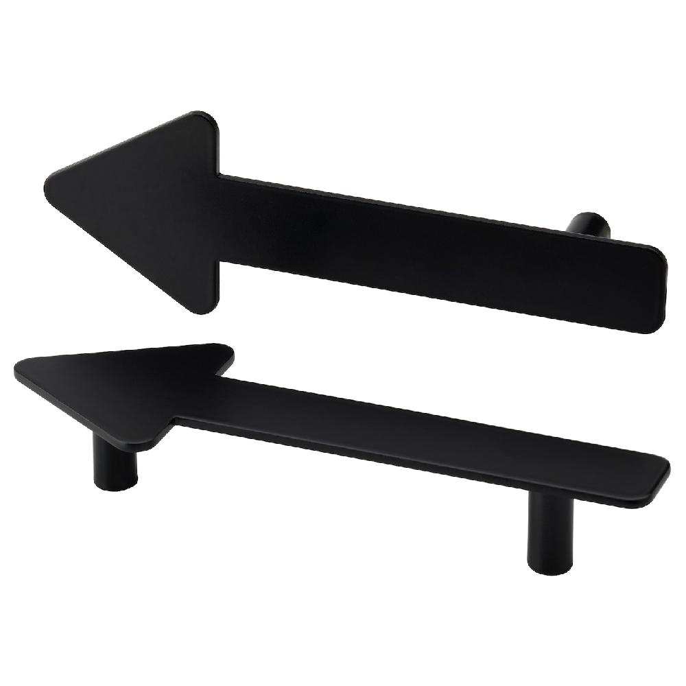 IKEA JÄRNSPARV Maniglia nero/freccia 141 mm