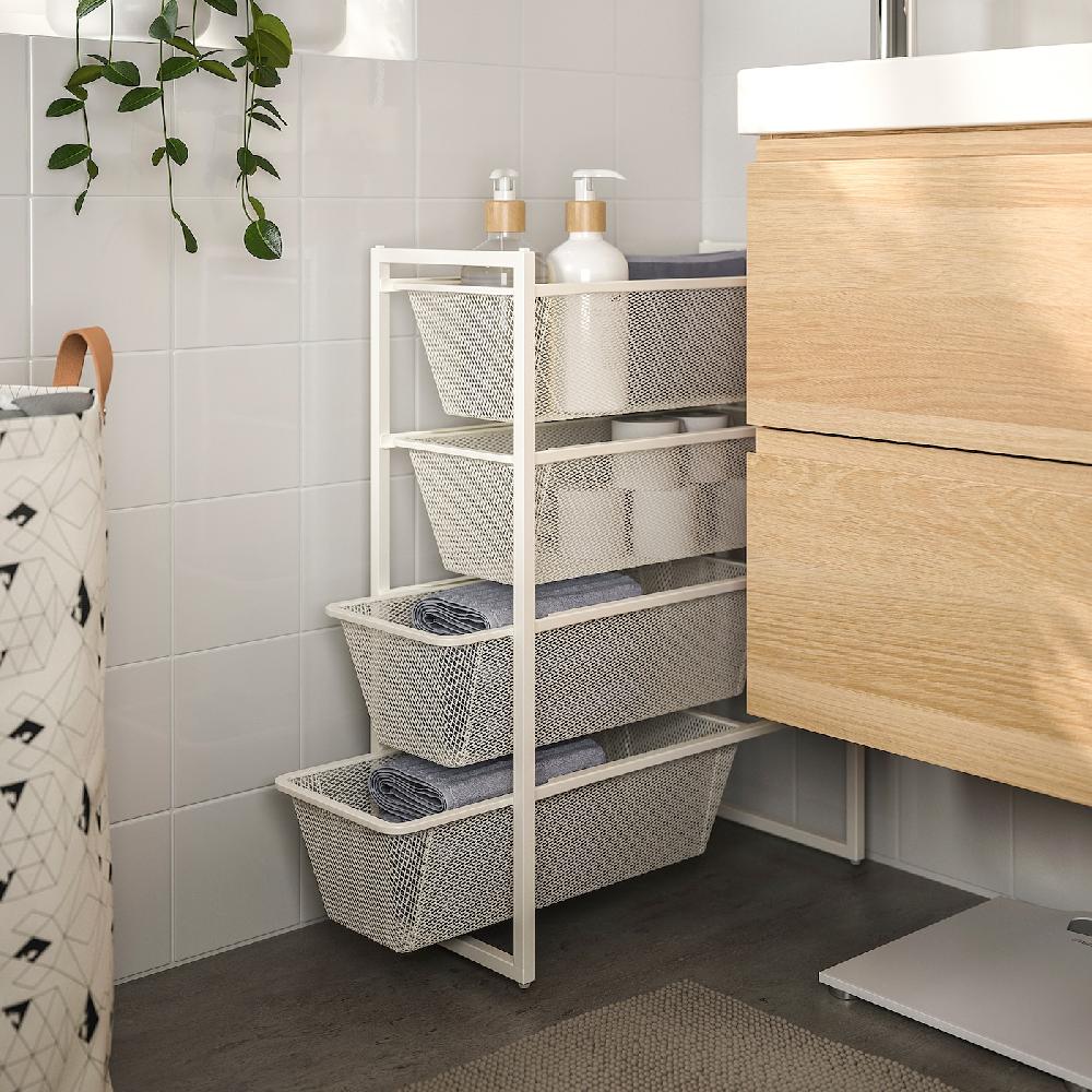 IKEA JONAXEL Struttura Bianco 25x51x70 Cm