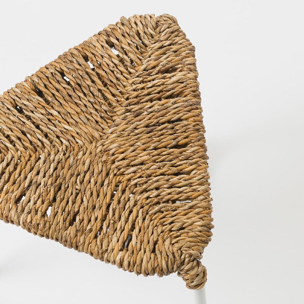 IKEA JUTEBODA Sgabello Naturale/bianco