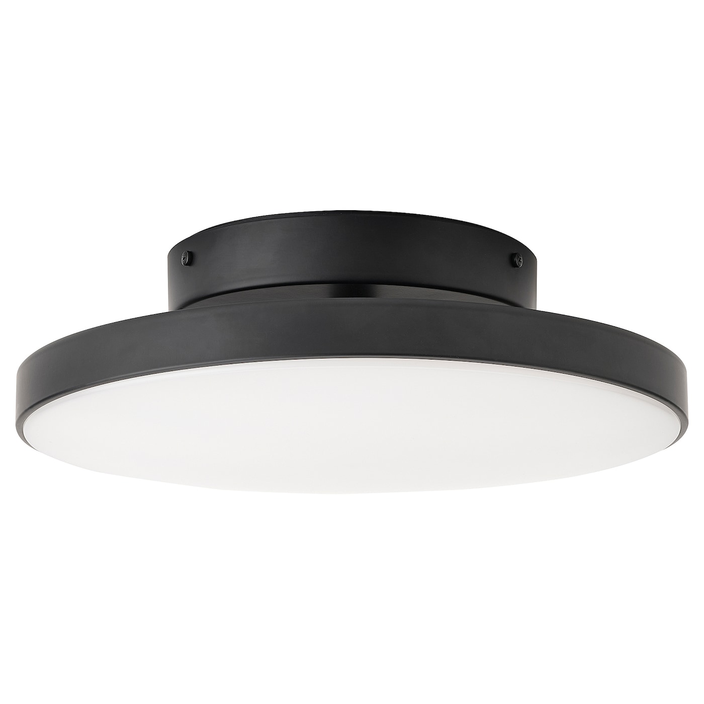 IKEA KABOMBA Plafoniera a LED opaco/nero 36 cm
