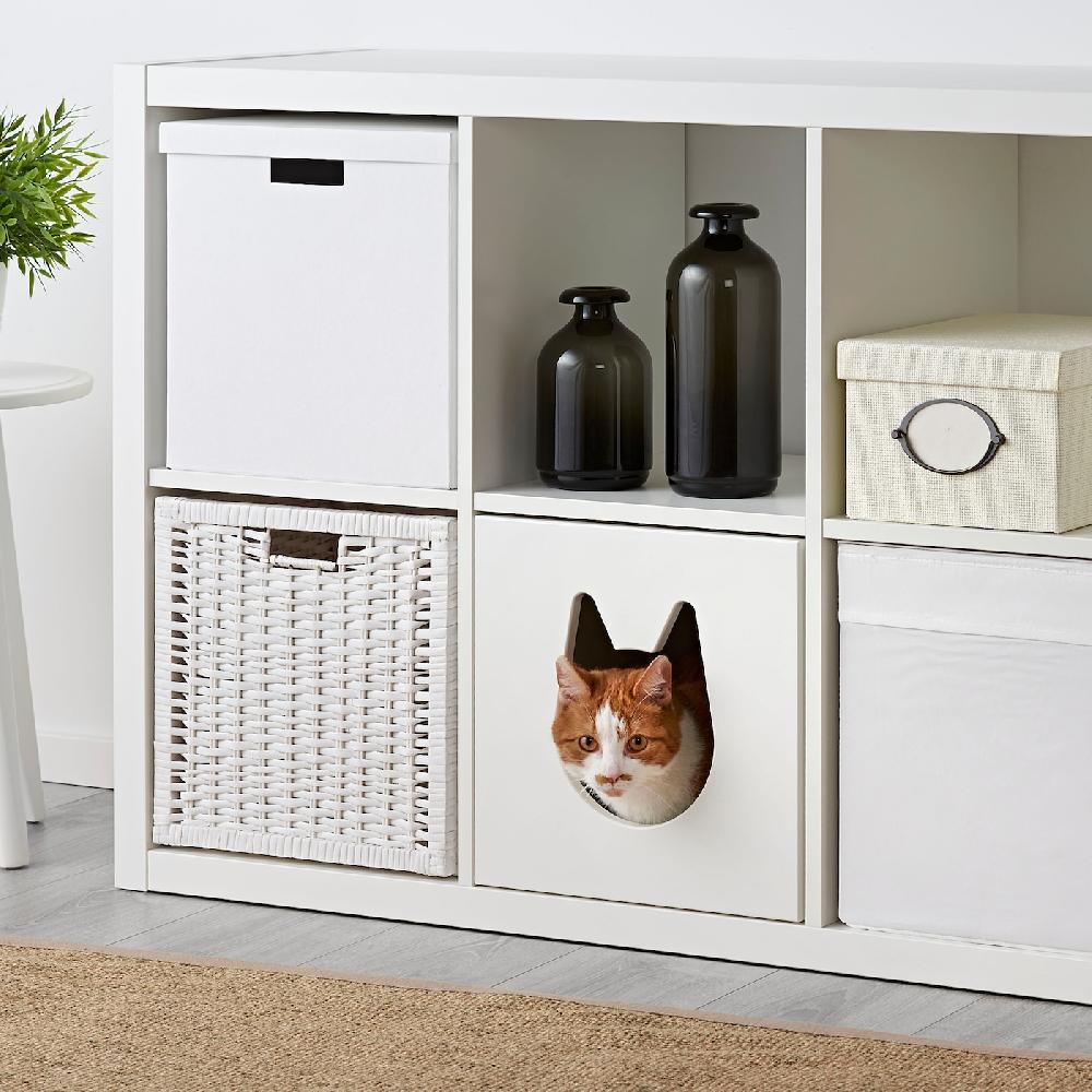 IKEA KALLAX Casetta Per Gatti Bianco 33x33 Cm