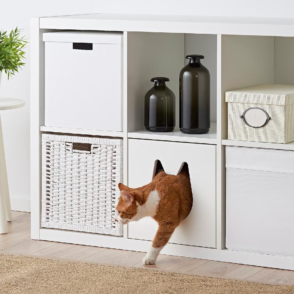 IKEA KALLAX Casetta Per Gatti Bianco 33x33 Cm