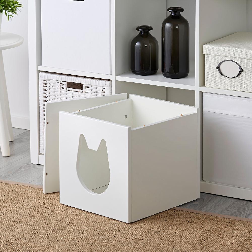 IKEA KALLAX Casetta Per Gatti Bianco 33x33 Cm