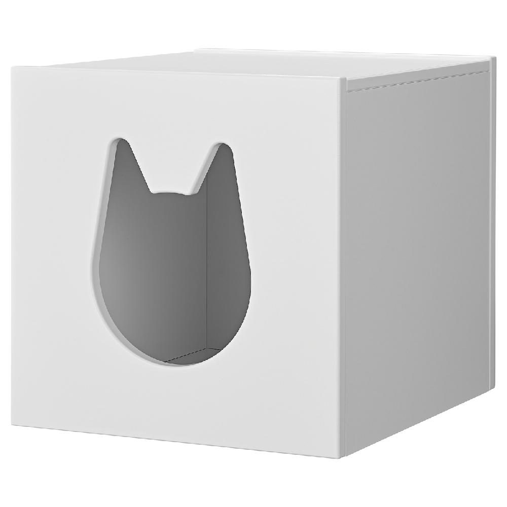 IKEA KALLAX Casetta per gatti bianco 33x33 cm