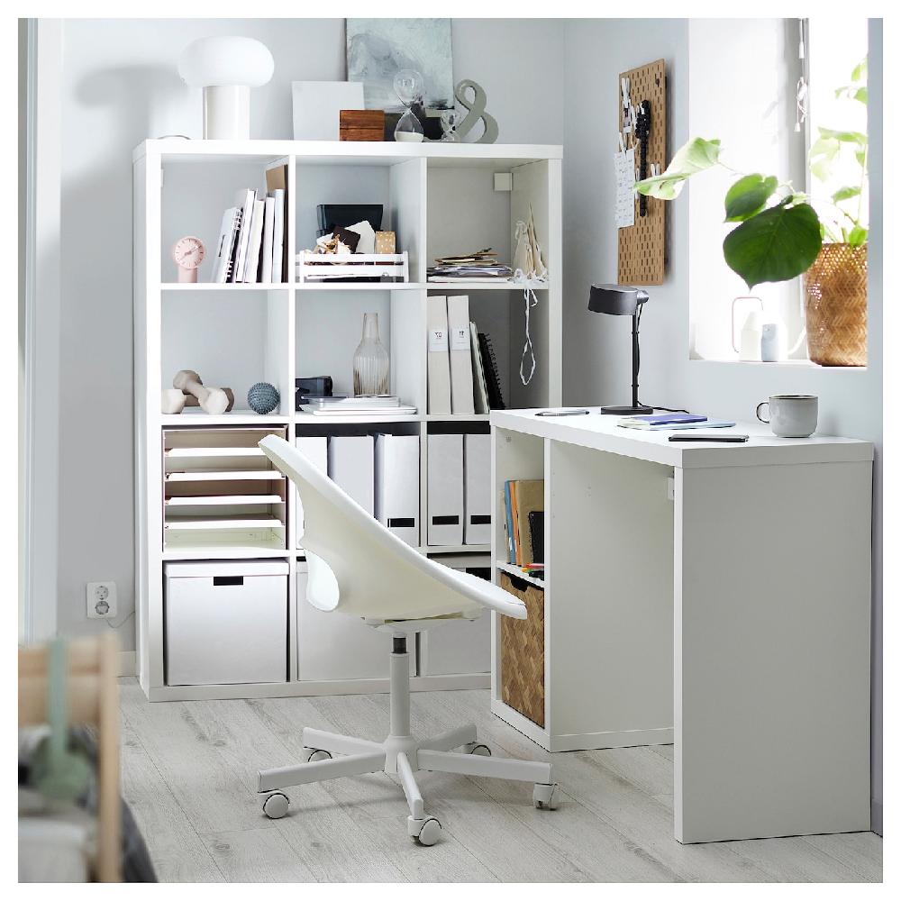 IKEA KALLAX Scrivania Bianco 111x39 Cm